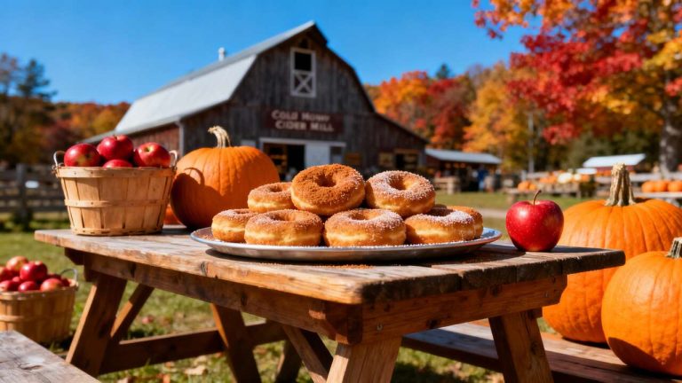 Discover the Best Apple Cider Donuts in America at Cold Hollow Cider Mill, vermont