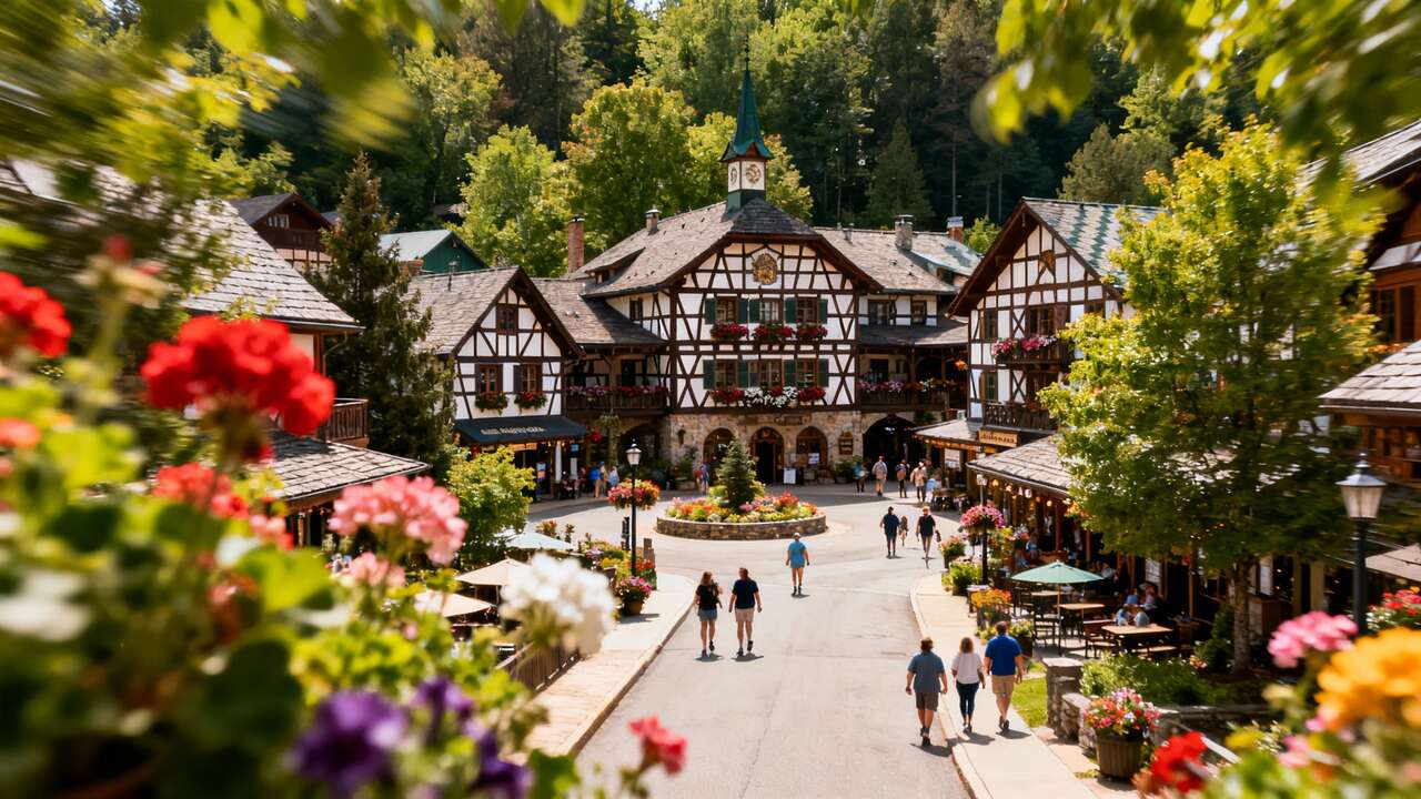 This Georgia Village Looks Like a German Alpine Town in the Middle of the Appalachians