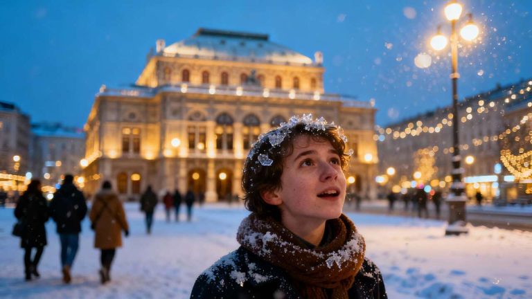 This "city of music" is even more magical under a blanket of snow (Vienna, Austria)