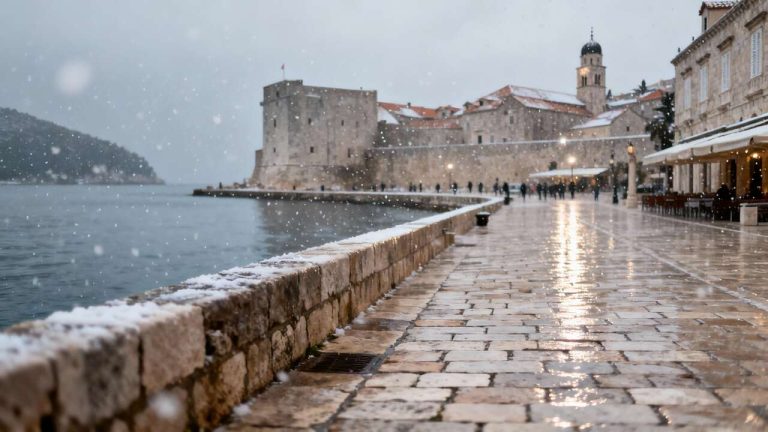 The Pearl of the Adriatic" is finally empty (and affordable) in winter (Dubrovnik, Croatia)