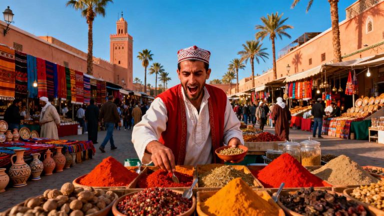This "Red City" is the perfect warm and exotic escape just 3 hours from Paris (Marrakech, Morocco)
