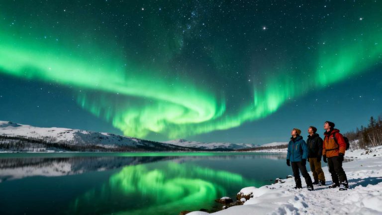 The Northern Lights are stronger here than anywhere else (and it's easy to get to) (Abisko, Sweden)