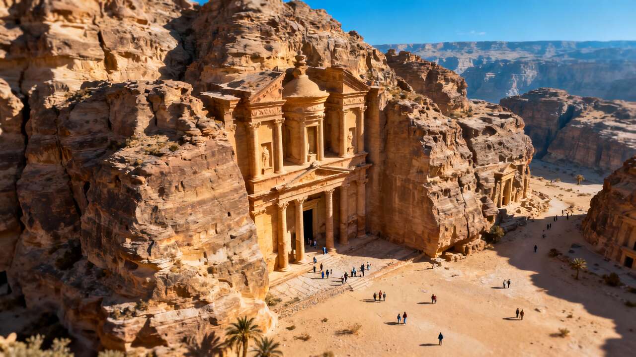 This "lost city" is blissfully cool and crowd-free in December (Petra, Jordan)