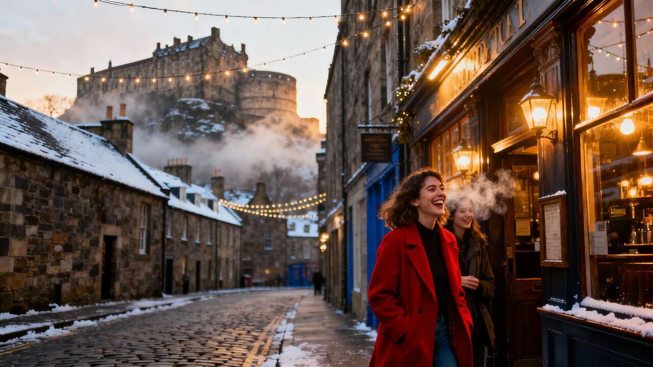 This Scottish city is the definition of “cozy” on a cold winter day